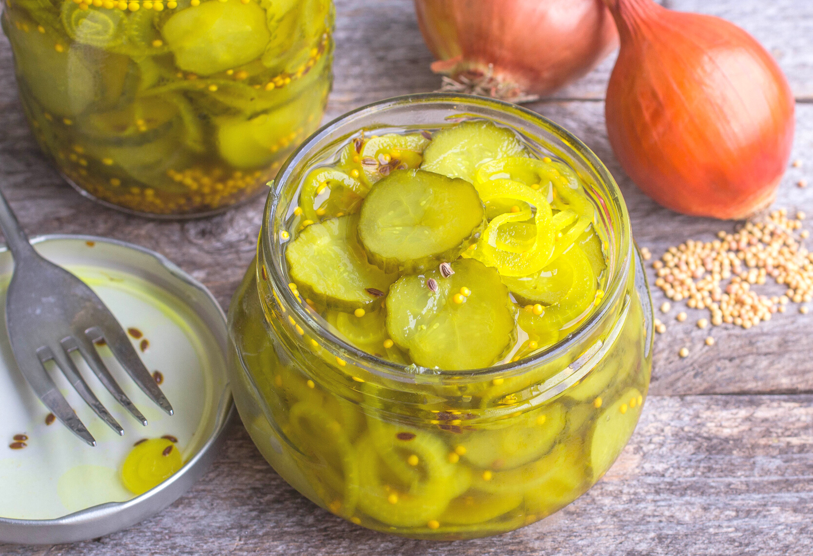 pickled cucumbers