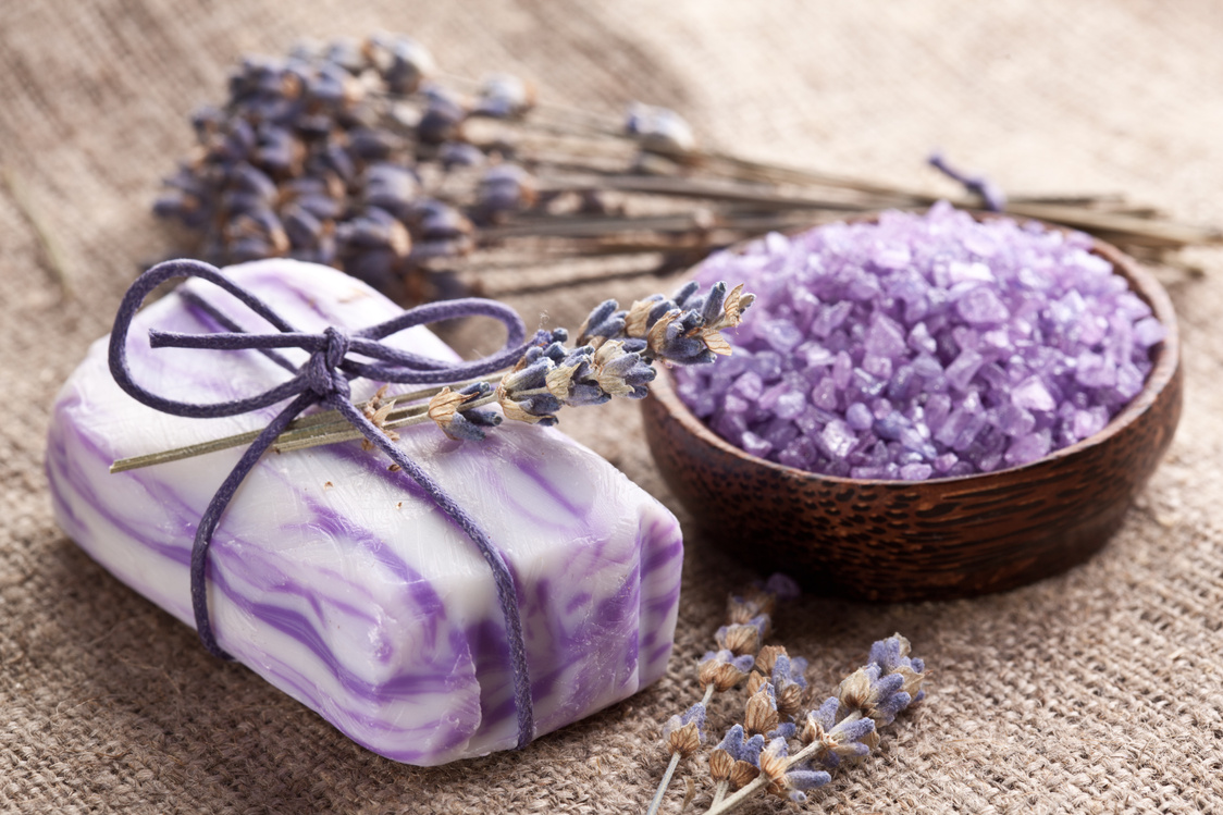 Lavender soap.